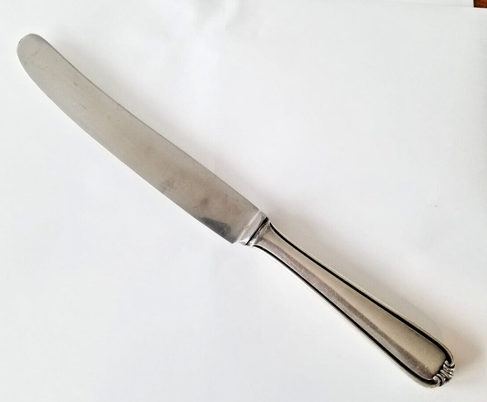 800 Silver Knife  German Bremer Silberwarenfabrik flatware ~ 10"