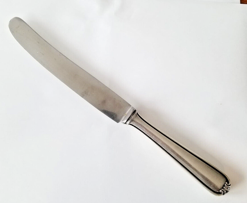 800 Silver Knife German Bremer Silberwarenfabrik flatware ~ 10"