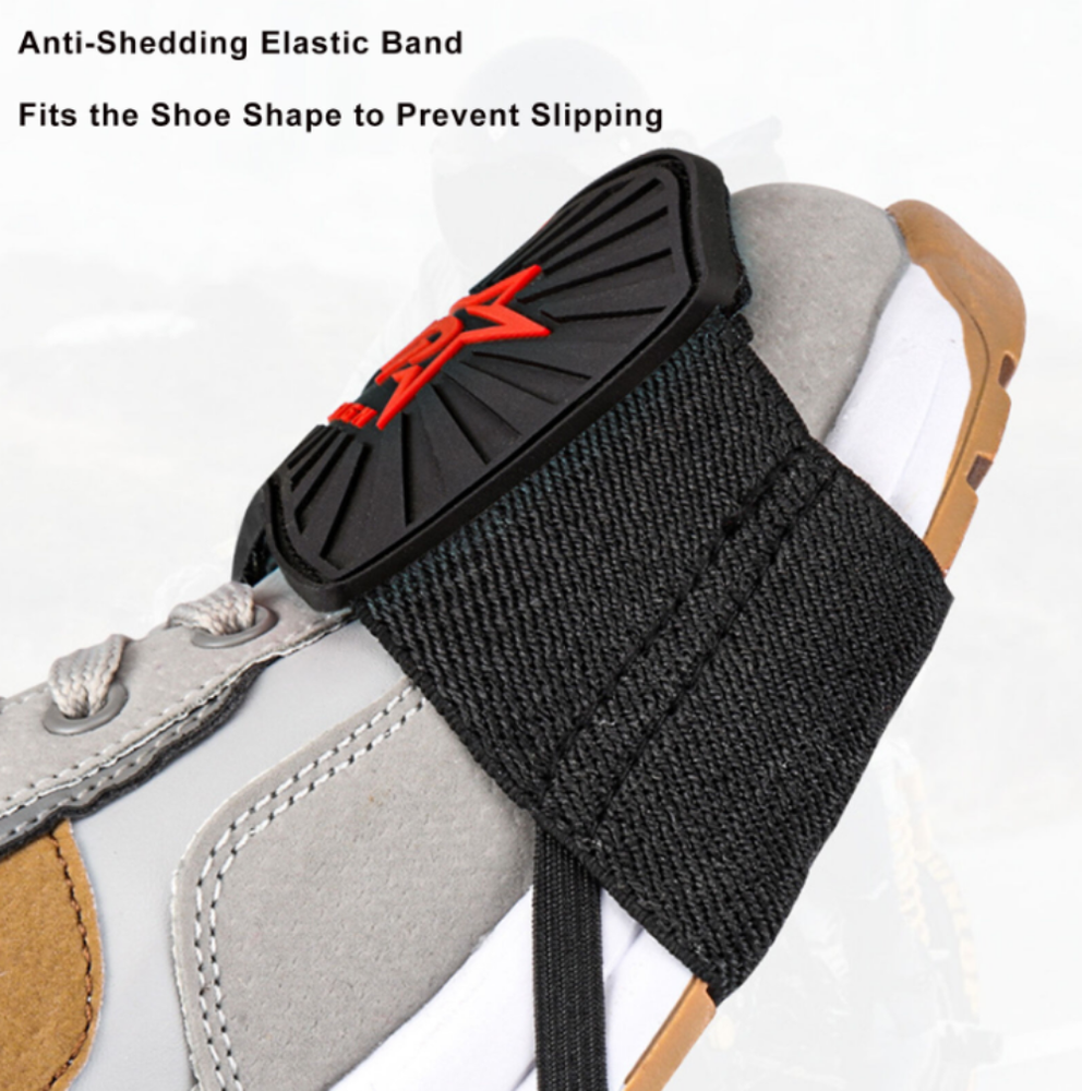 Motorcycle Shoe Boot Protector Shift Guard Cover Protective Gear Shifter Pad USA