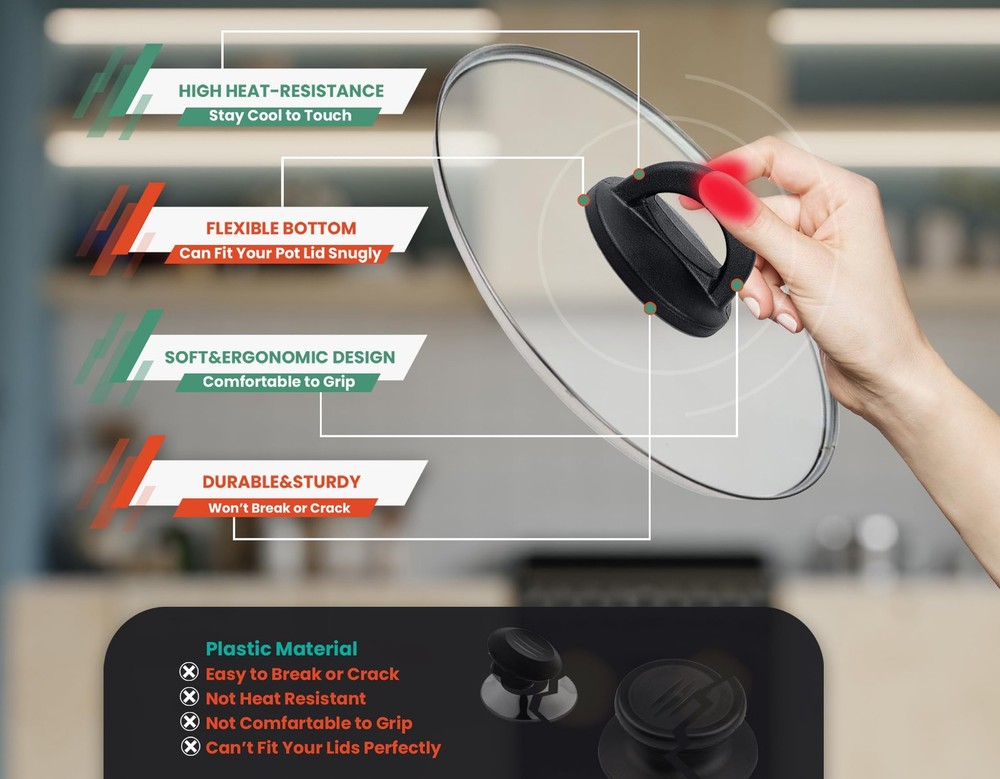 Crock Pot Lid Replacement Knob Universal Crockpot Lid Handle Replacement