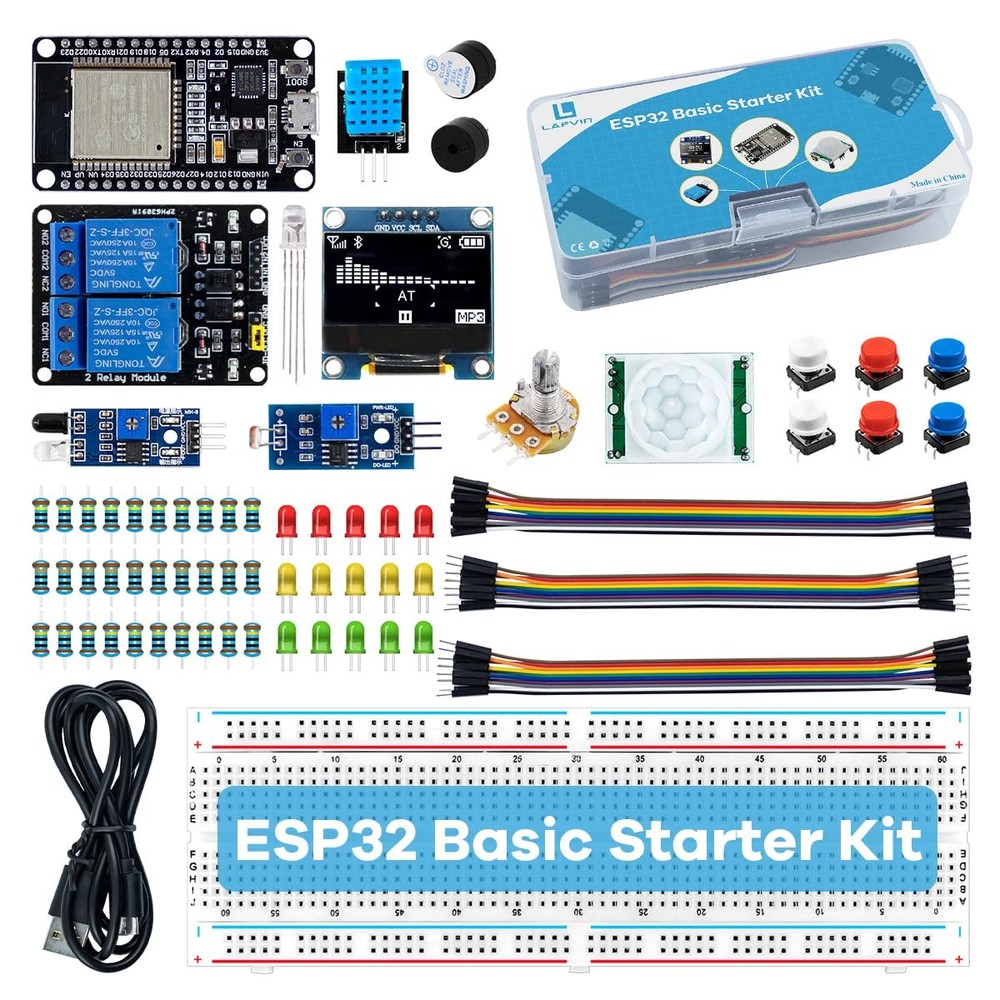 Basic Starter Kit for ESP32 ESP-32S WiFi I OT Development Board with Tutorial...