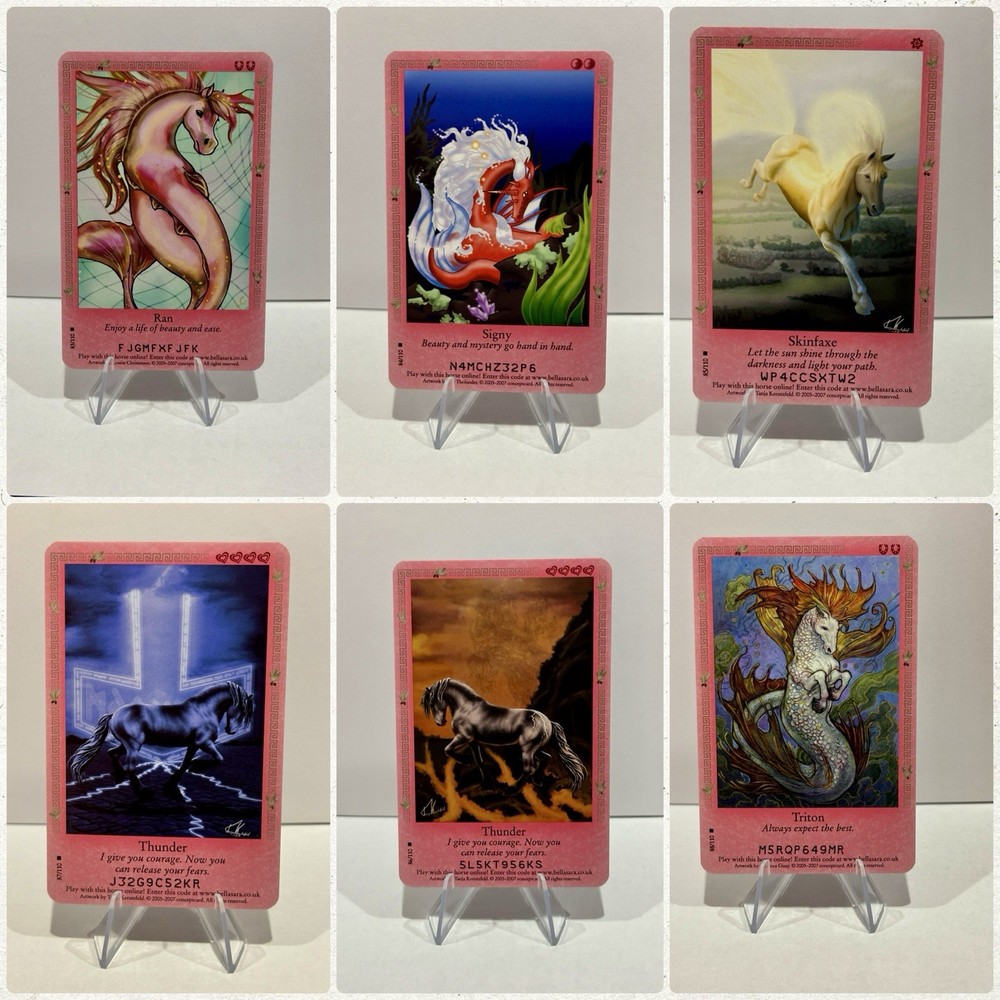 Bella Sara Mythology Complete Set- English Language -Mint Condition
