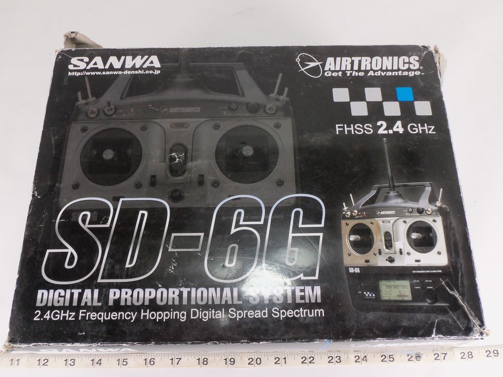 Sanwa SD-6G Transmitter Remote Control With Receiver 2.4 GHz Frequency Digital