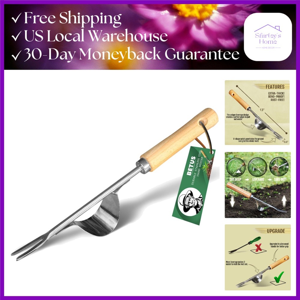 Sturdy Hand Weeder for Effortless Weed Control - Lightweight & Durable