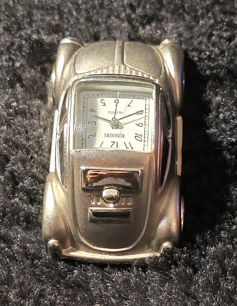 Miniature VW Bug Clock In Original Box