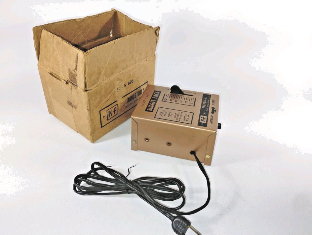 Train Transformer, KF Industries "Budget Pack" w/Original Box, Read Description.