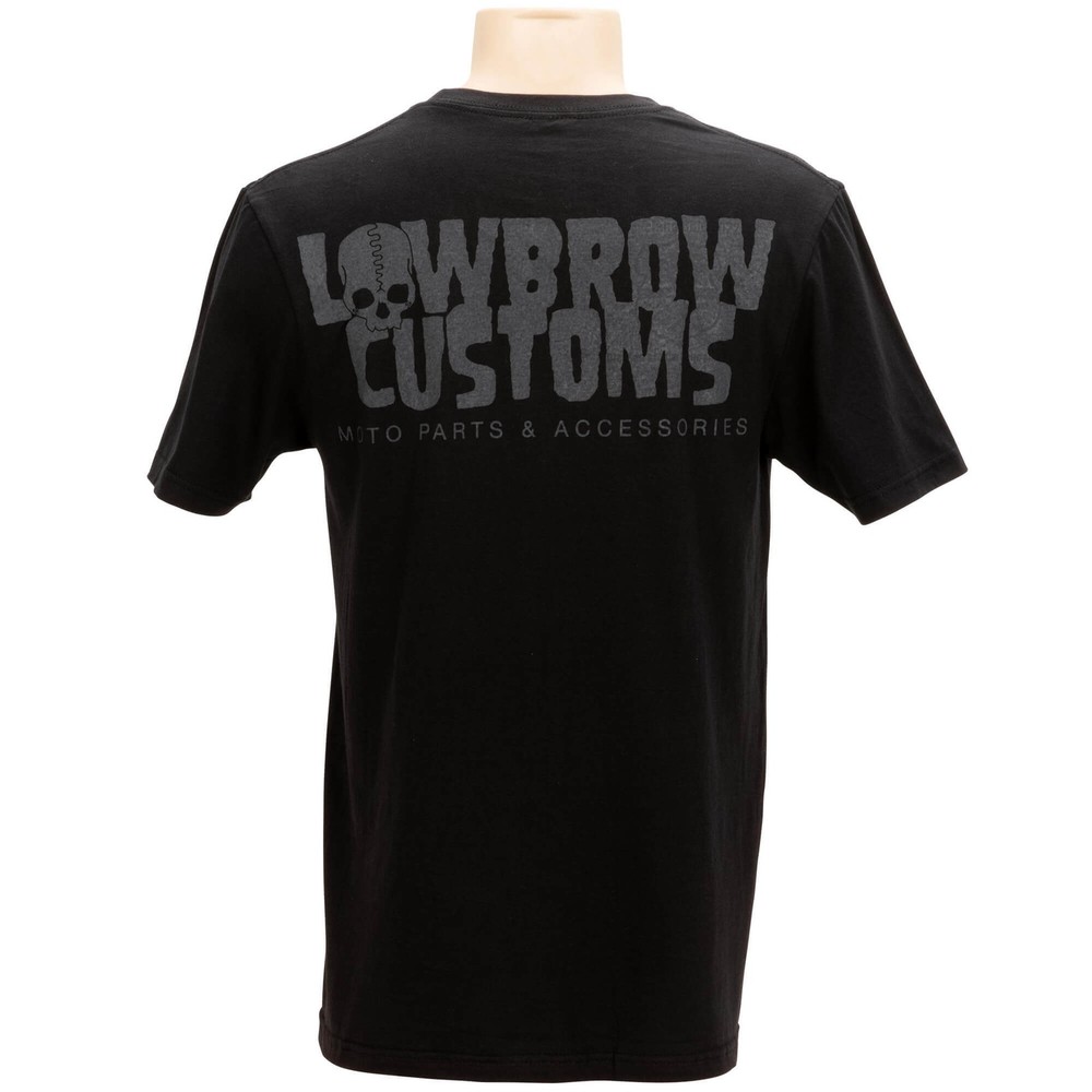 Lowbrow Customs Black-Out T-Shirt.