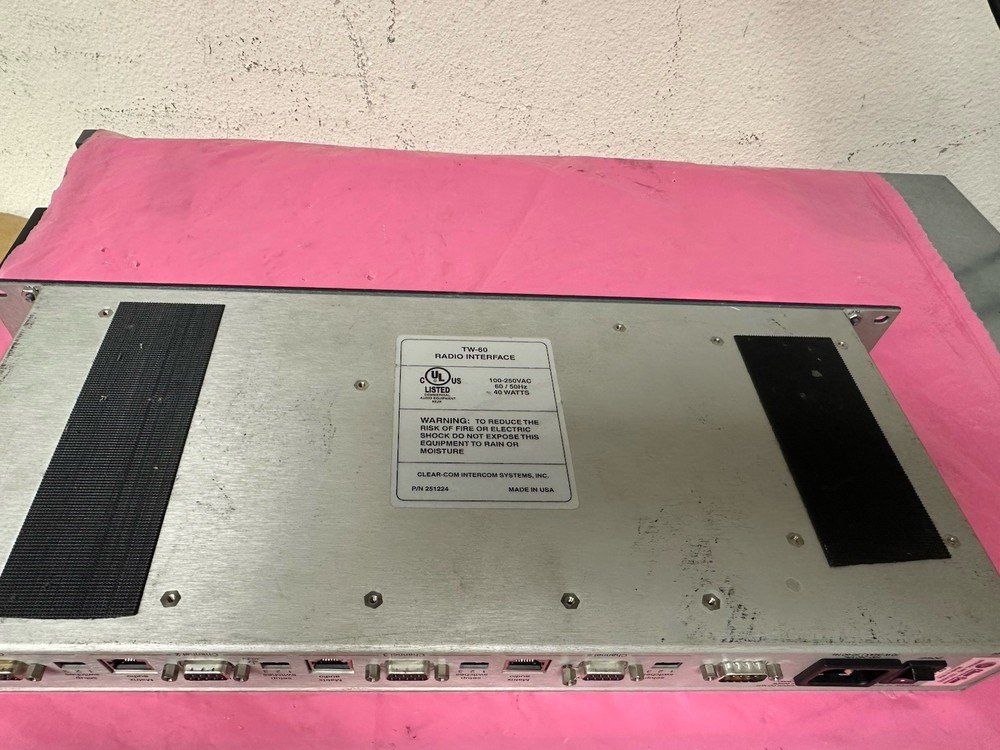 Clear-Com TW-60 Intercom to Two-Way Radio Interface - 4 Channel Matrix Audio