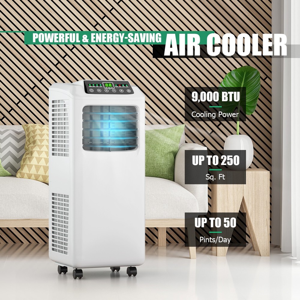 3-In-1 Portable Air Conditioner & Dehumidifier Function Remote w/ Window Kit