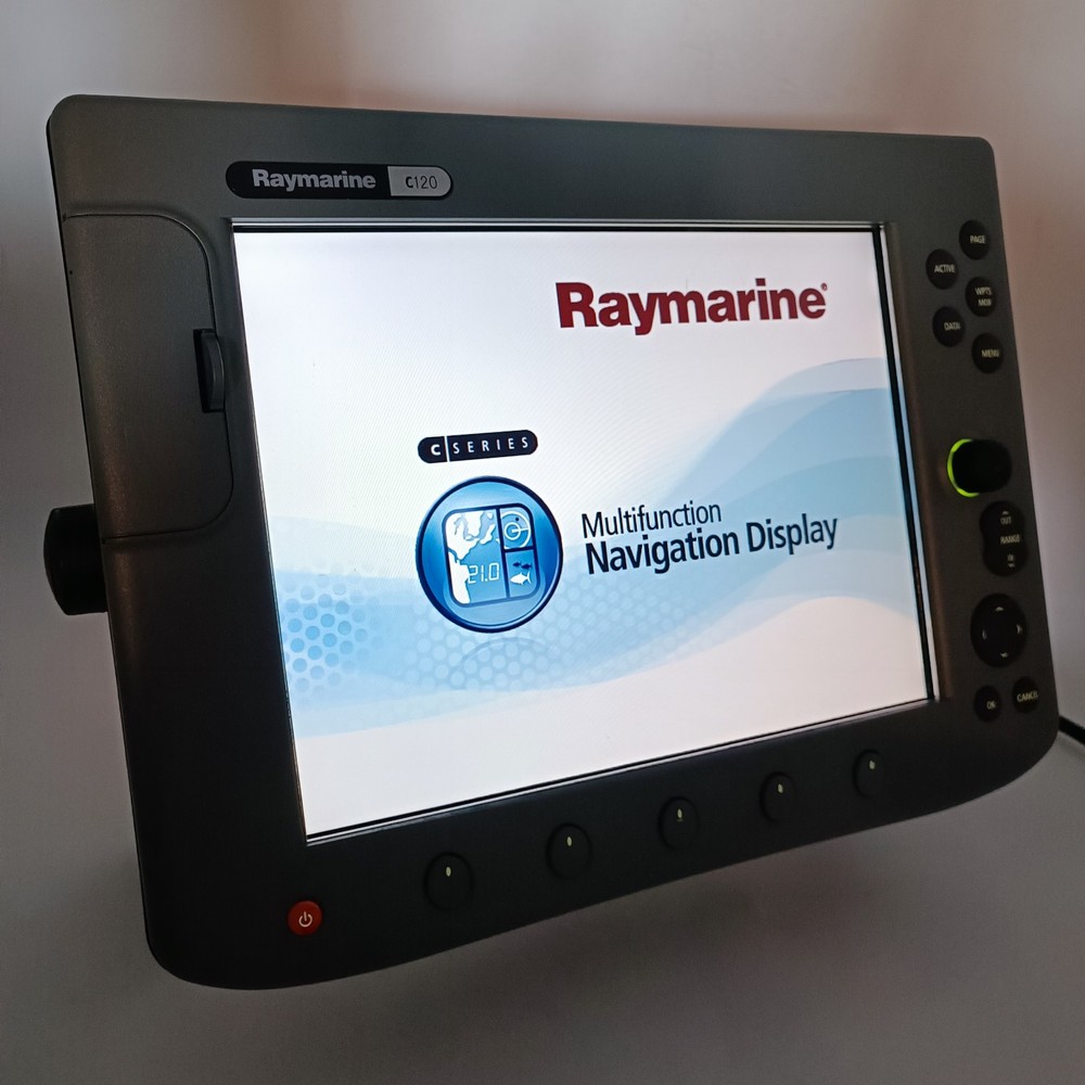 Raymarine C120 GPS Chartplotter E02022 Radar Multi-Function Legacy Display MFD
