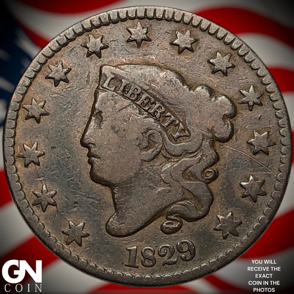 1829 Coronet Head Large Cent Z0530