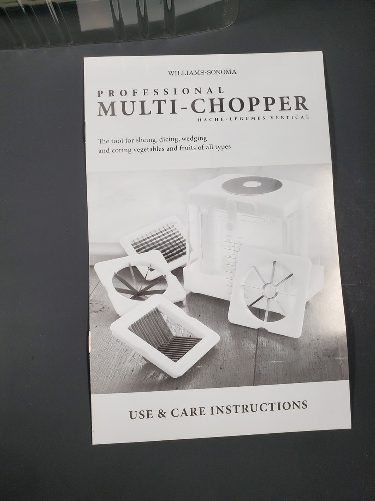 New In Open Box Williams Sonoma Professional Multi-Chopper
