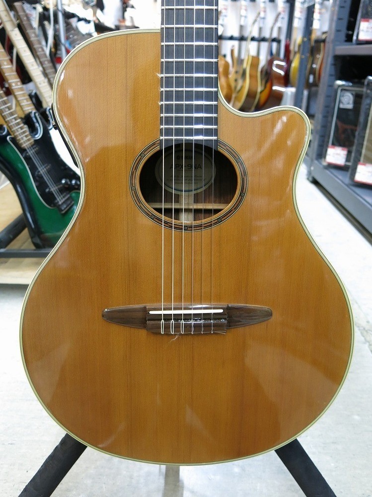 Yamaha APX-9NA Electric Nylon String Classical Guitar Maintenance completed