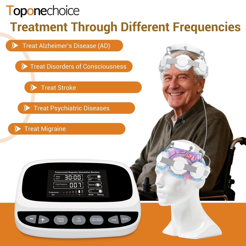 TMS Therapy Neuromodulation Device Headache Relief Relaxation Support