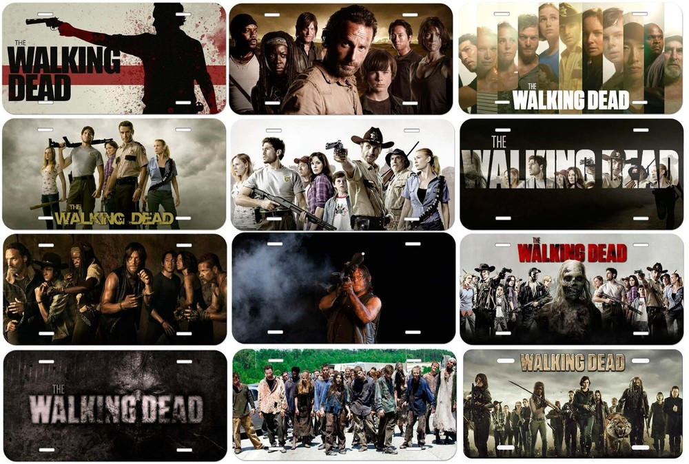 Walking Dead Novelty Auto Car License Plate