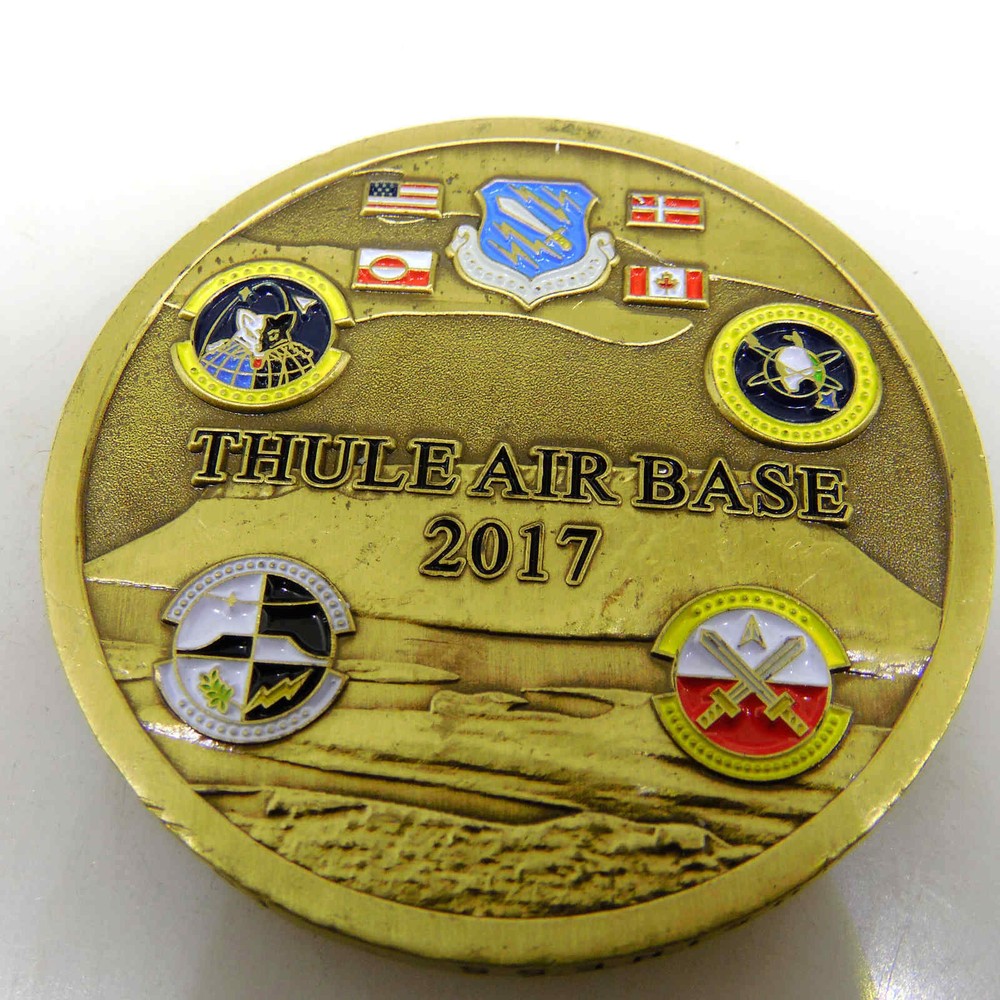 THULE AIR BASE 2017 AIRFIELD OPERATIONS CHALLENGE COIN