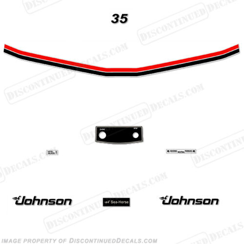 Fits Johnson 1983 35hp Decals
