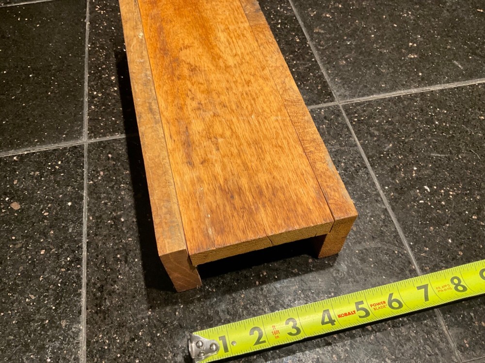 VINTAGE WOODEN MITER BOX SOLID WOOD