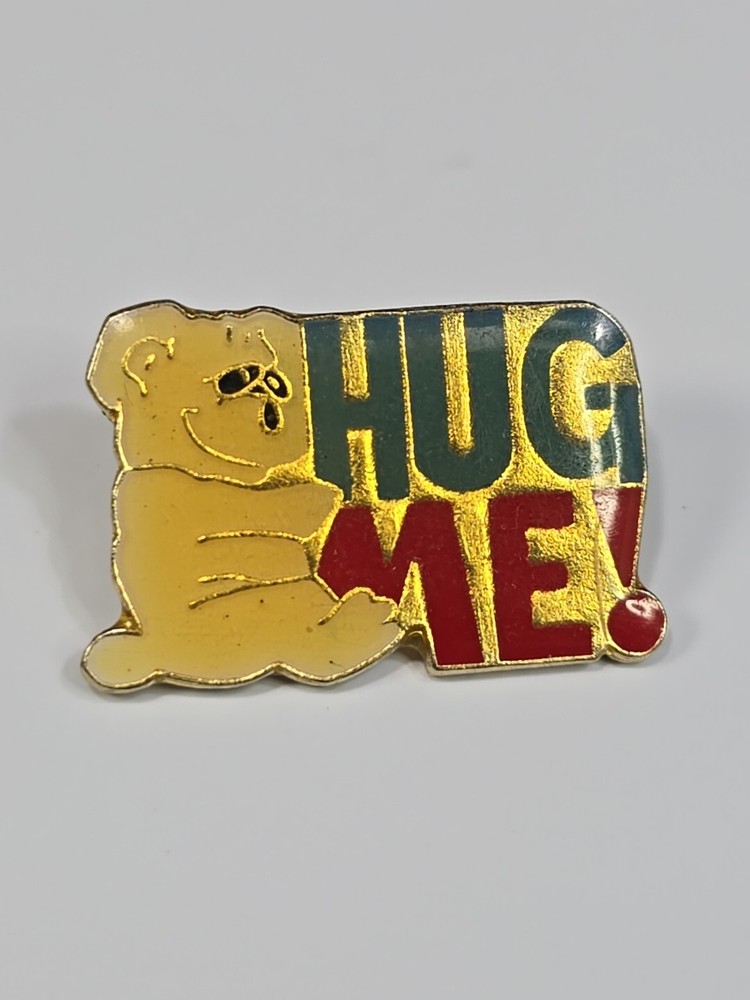 Hug Me! Polar Bear Lapel Pin