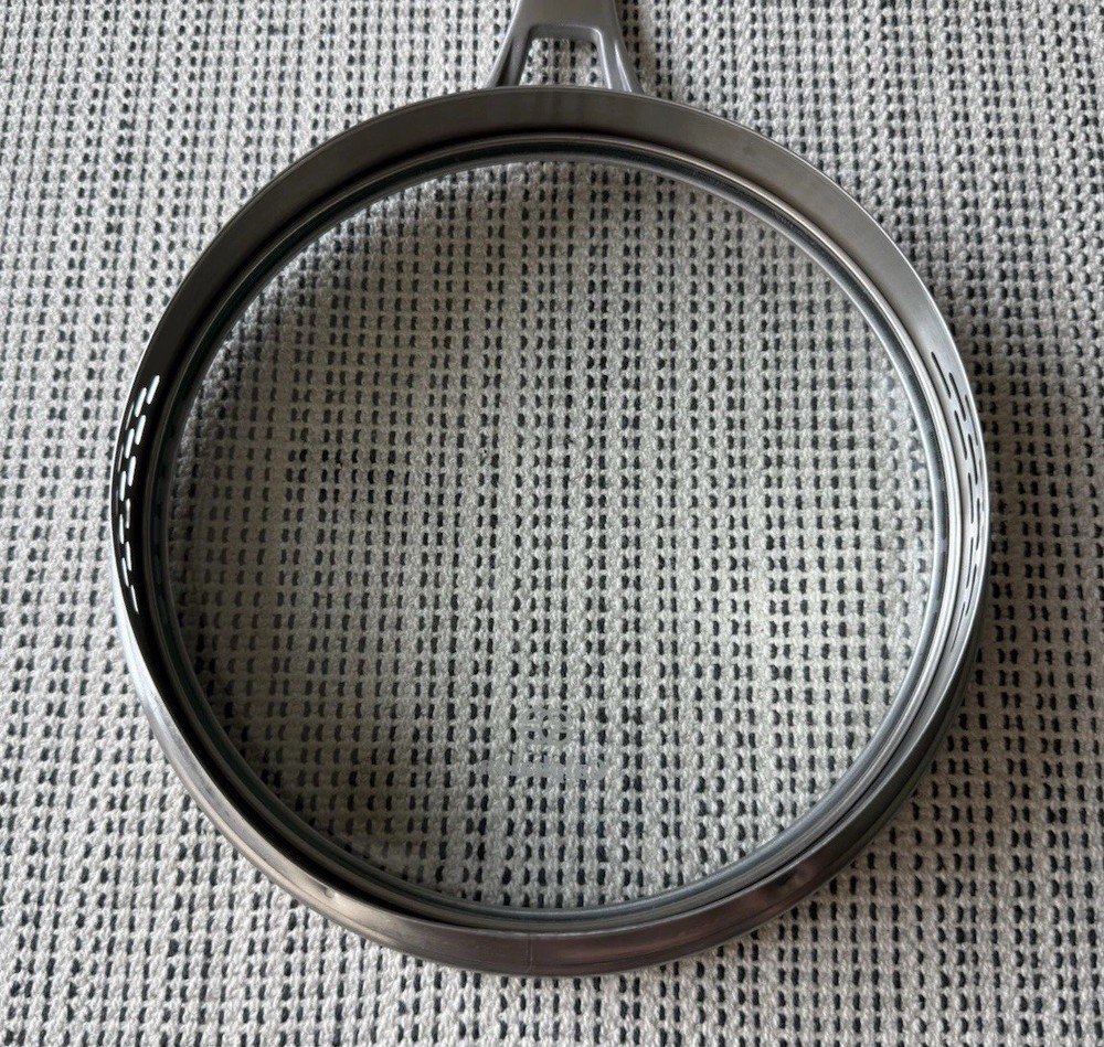 Calphalon Premier Space Saving 7.5" Silver Glass Strainer Lid Replacement