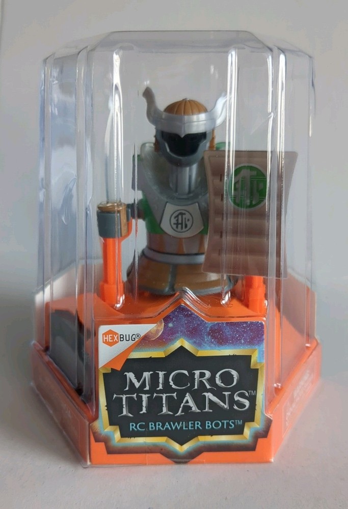 HEX BUG MICRO TITANS RC BRAWLER BOTS. Remote Controlled SAMURAI