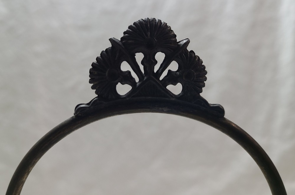 Silverplate Frame For DOUBLE Pickle Castor Set Victorian Vintage