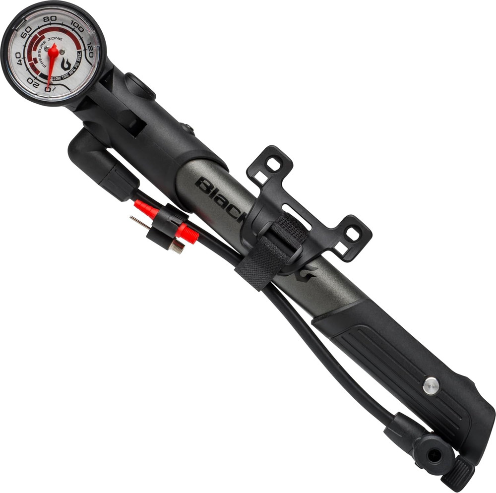 Hybrid Bicycle Frame Pump with Gauge
