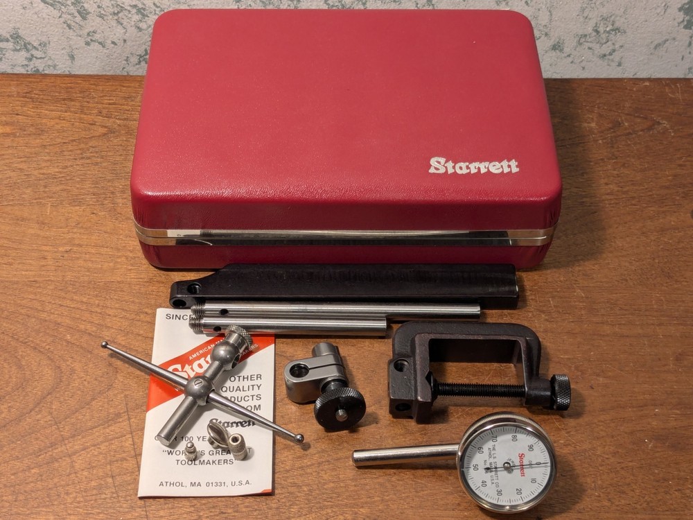 STARRETT UNIVERSAL DIAL TEST INDICATOR SET NO 196AZ