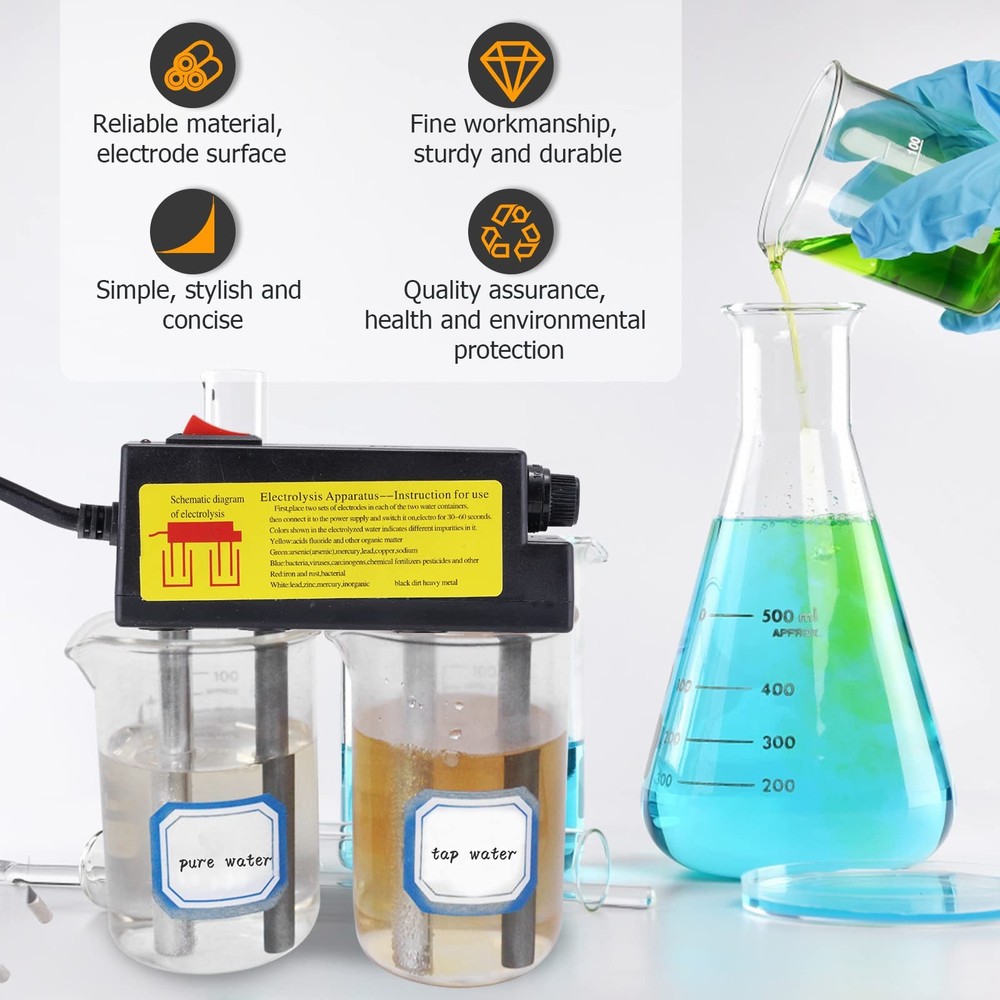 Consfly Water Electrolyzer Quick Quality Tester Purity Black