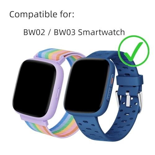 Screen Protector Compatible for BIGGERFIVE BRAVE 2 Smart Watch 1.8" (6 Pack)