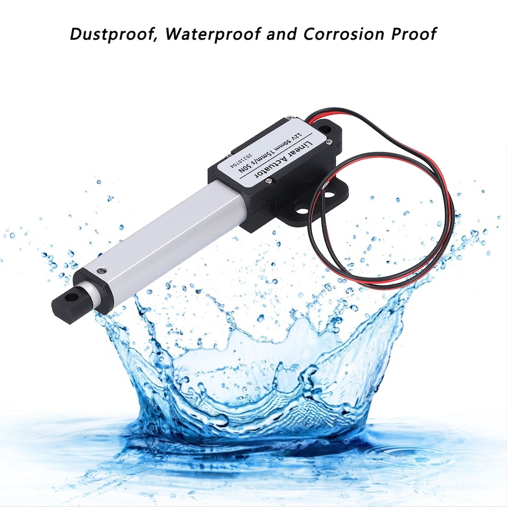 15mm/s-50N Linear Actuator 50mm 12VDC Internal Limit Switch Mini LinearActuator