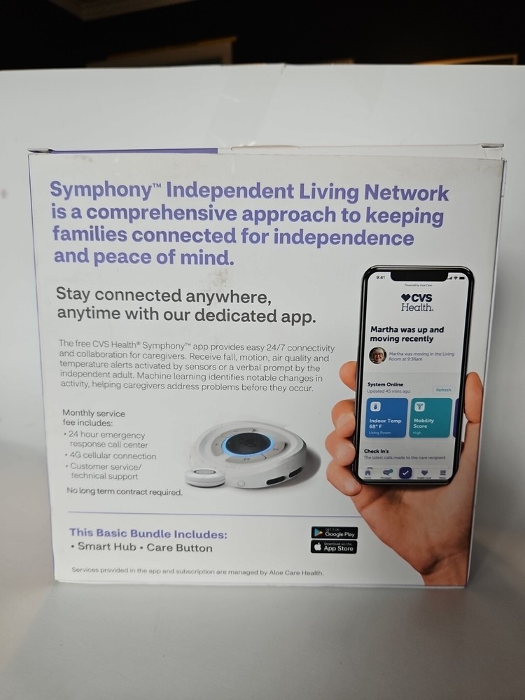 CVS Health Symphony Independent Living Basic Bundle Smart Hub Care Button