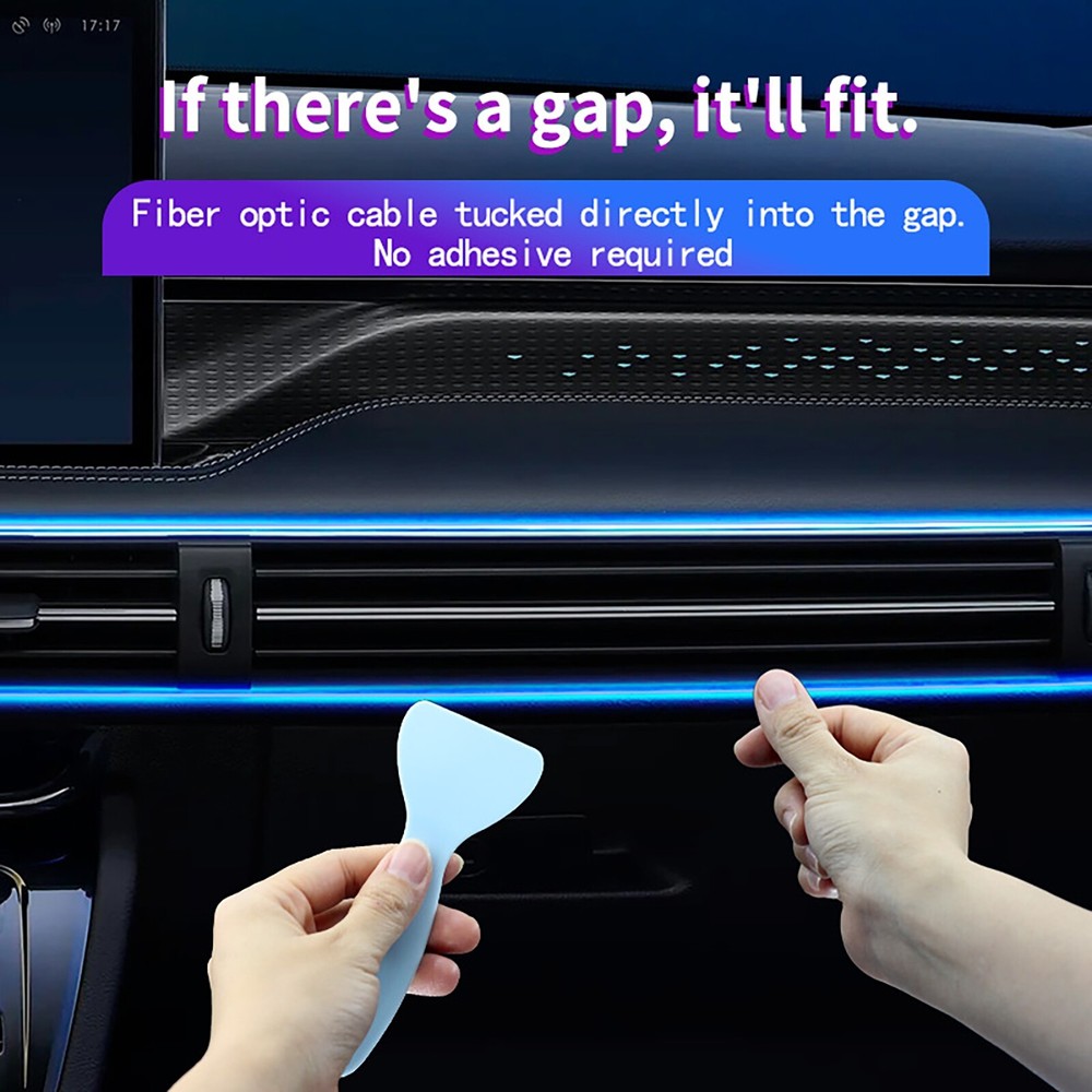 2M LED 64 Colorful APP Voice Control Central Atmosphere Light Flexible USB Light