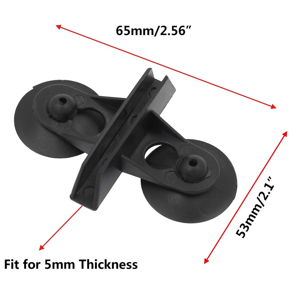 20PCS Black Aquarium Divider Suction Cup, Isolation Plate, Holders, Bracket