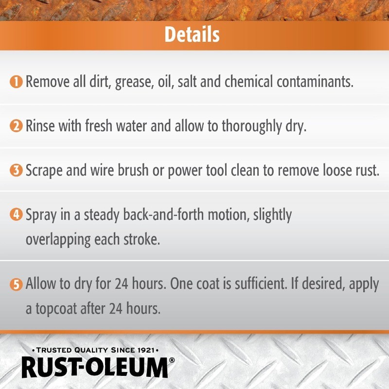Rust-Oleum 215215-6PK Stops Rust Rust Reformer Spray, 10.25 oz, Black, 6 Pack