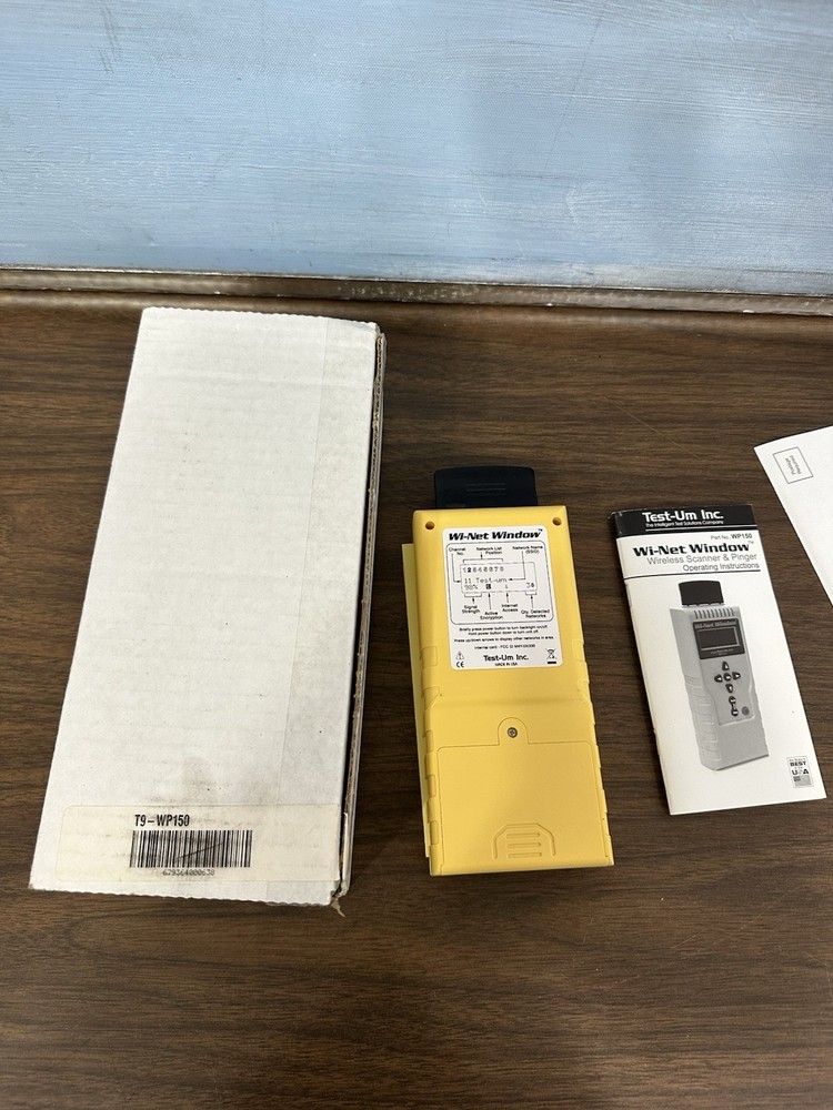 Wi-Net Window Wireless Network Analyzer Scanner Pinger Tester WP150 Test