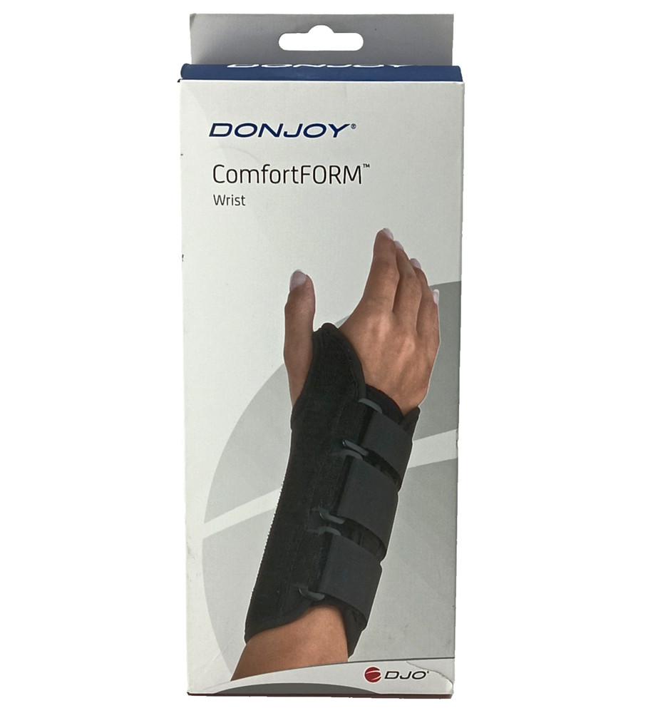 ComfortFORM Adjustable Wrist Brace - Right Hand - Medium - Black