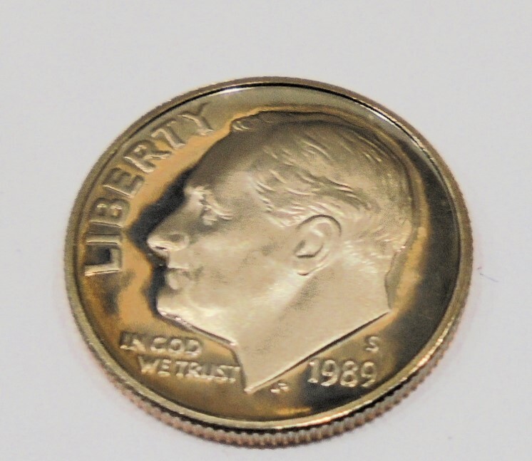 Nice 1989 s Proof Roosevelt Dime From A Proof Set