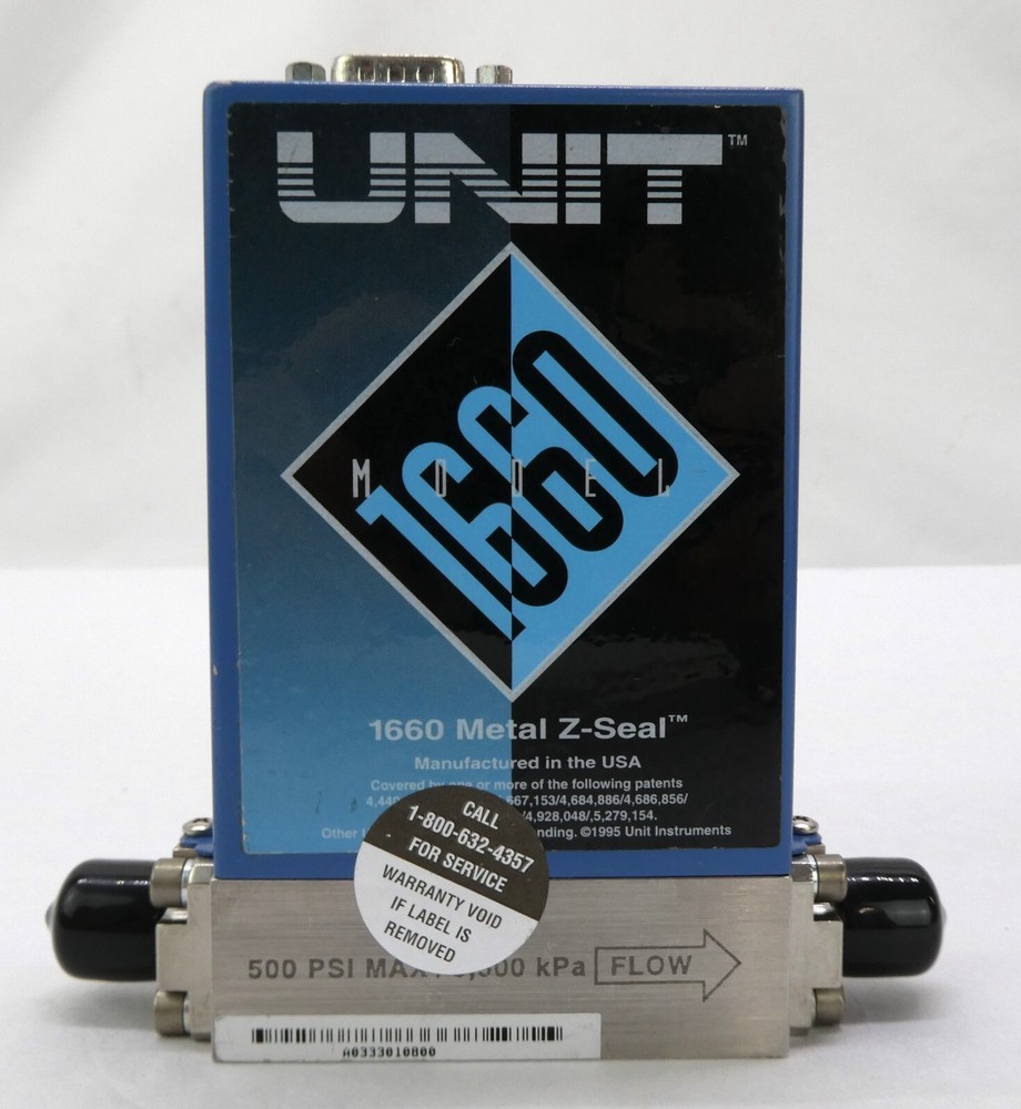 UNIT Instruments UFC-1660 Mass Flow Controller MFC 3 SLM NF3 OEM Refurbished