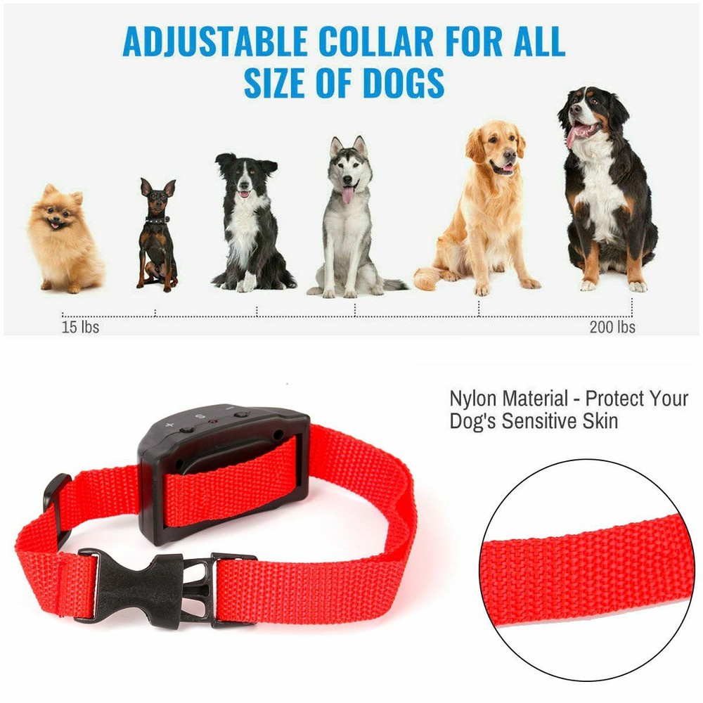Automatic Shock Control Collar No Barking For Small Medium Large Dog Anti Bark