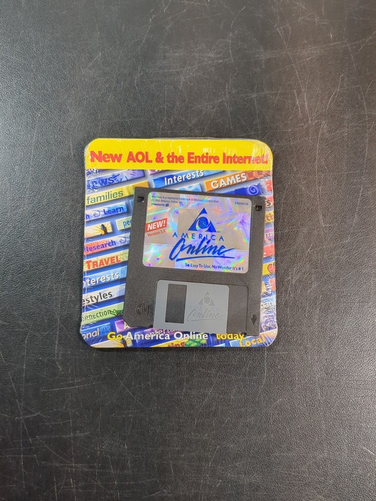 AOL America Online For Windows Version 3.0 Sealed 3.5” Floppy Disk