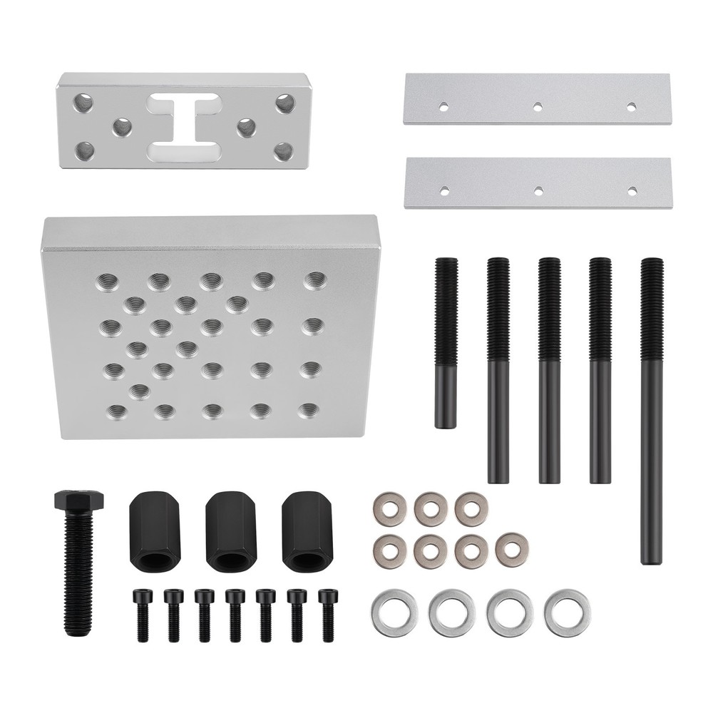 Universal Drill Press Support Block Plate Tool Set Kit, 30 Ton â€“ Bearing and