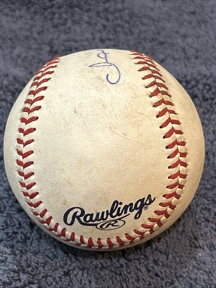 miguel cairo signed baseball autograph ball auto D