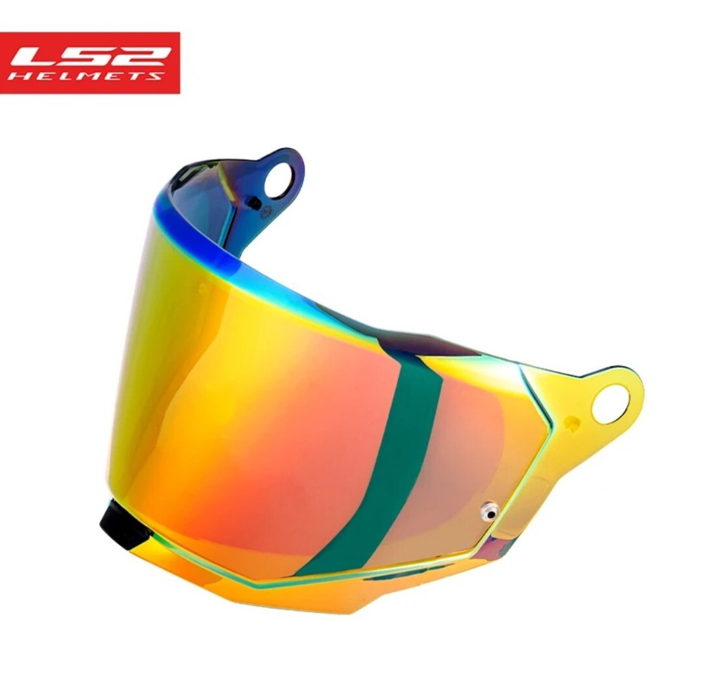 LS2 Explorer MX701 Red Gold Visor Lens