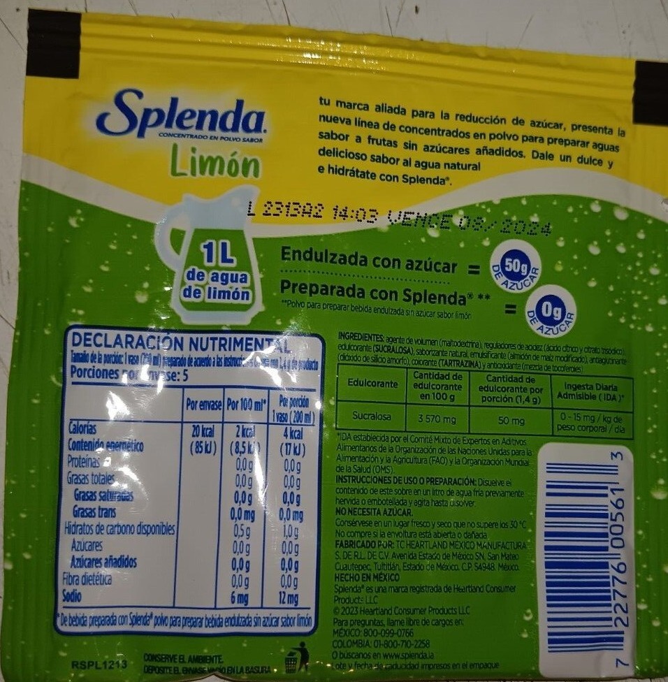 Splenda Mexican Drink - Assorted Flavors
