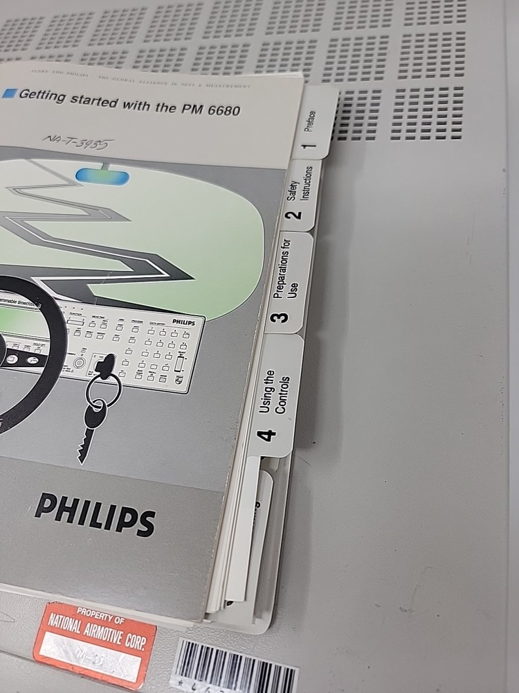 USED - Philips PM6680 High Resolution Programmable Timer/Counter / W Manual