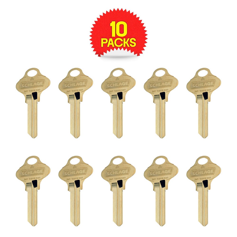 S145 Key Blank Brass