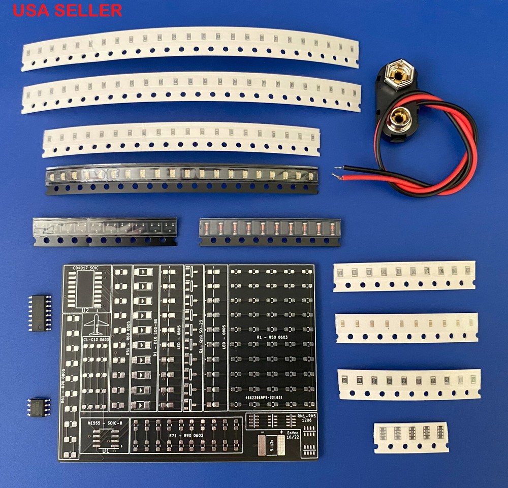 Practice Circuit Board SMD Soldering Kit - Runway Lights