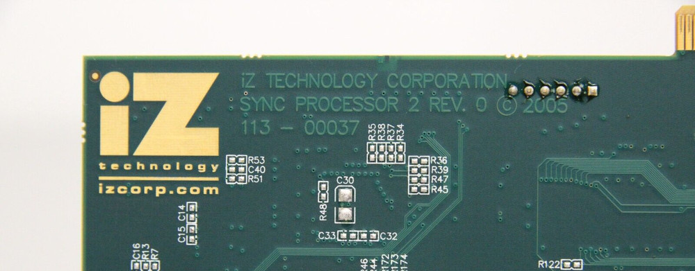 iZ Technologies Radar Sync Processor 2 Input Card 113-00037