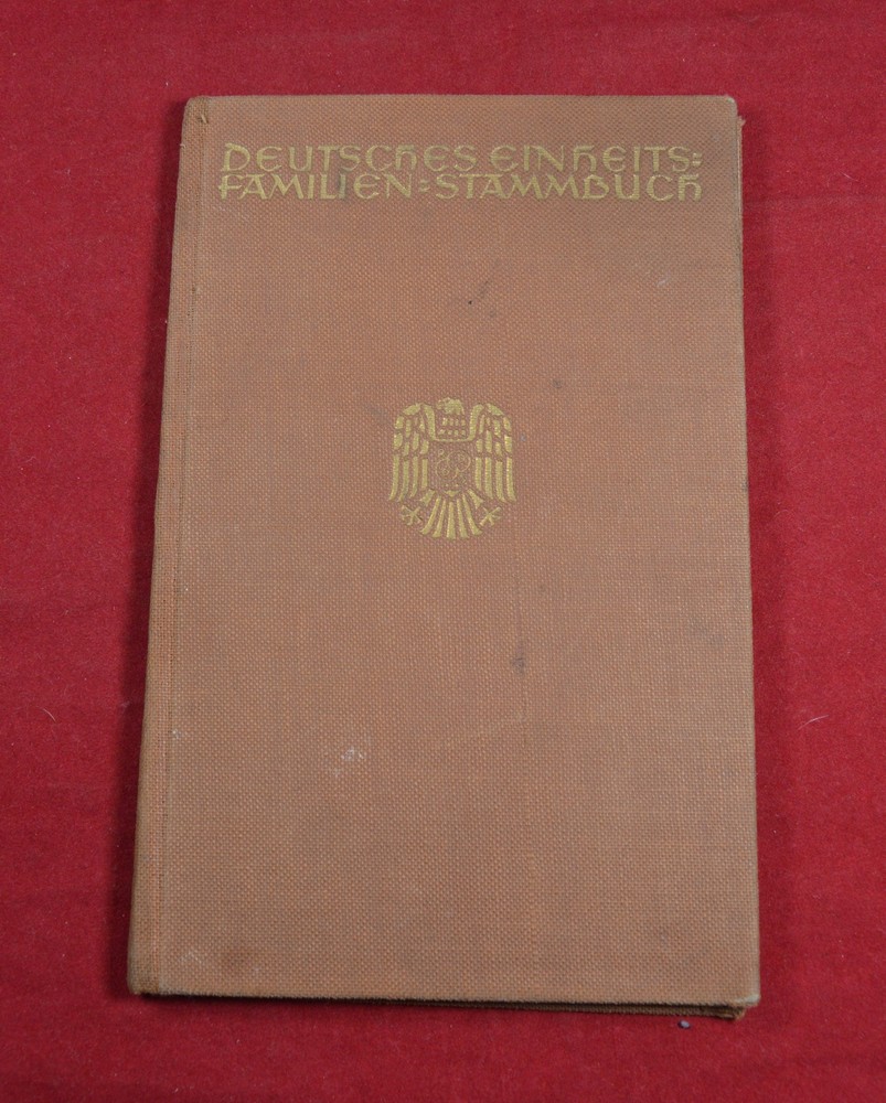 German WW2 Book Der AHNENPASS Proof Aryan certificate Document Original